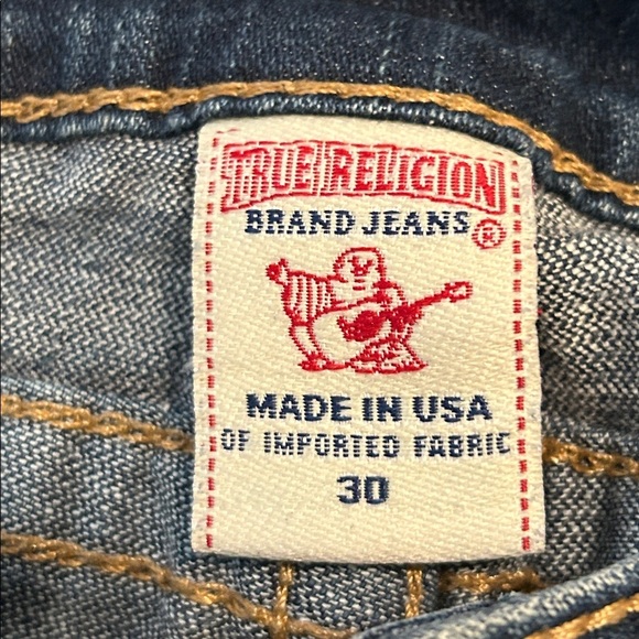 True Religion Julie Women’s Size 30 Low Rise Skinny Dark Blue Jeans Y2K - Picture 4 of 13